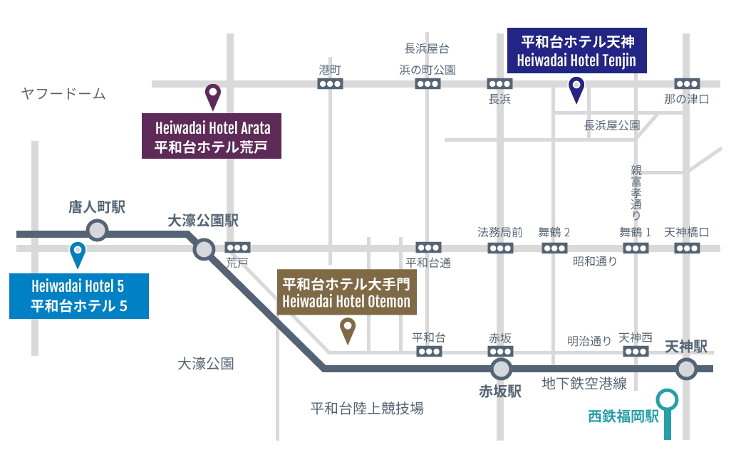 福岡市周辺マップ
